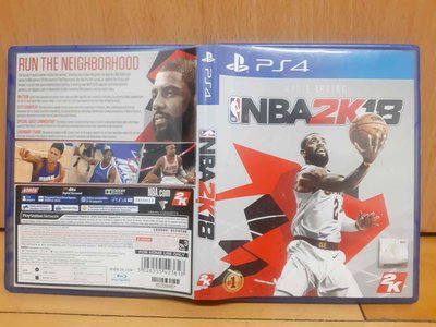 PS4 NBA 2K18 美國職業 籃球 中英文合版 遊戲片