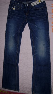 二手: 韓國品牌Nikisix笑臉牛仔褲(Size 26)
