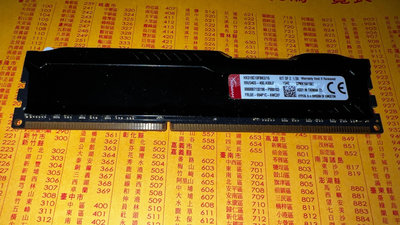 1866金士頓 單8G(二手良品)桌機記憶體DDR3雙面16顆粒1600 hx318c10fbk2