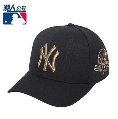 【熱賣精選】MLB棒球帽夏季新款金線標NY洋基隊LA道奇隊男女鴨舌帽遮陽帽-LK99179