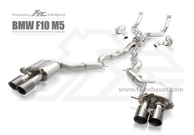 【YGAUTO】FI BMW M5 (F10) S63 B44 2012+ 中尾段閥門排氣管 全新升級 底盤