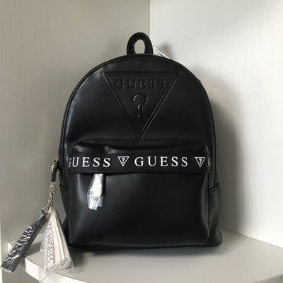 新款GUESS包包Guess印花吊墜雙肩包雙肩包後背包書包旅行包