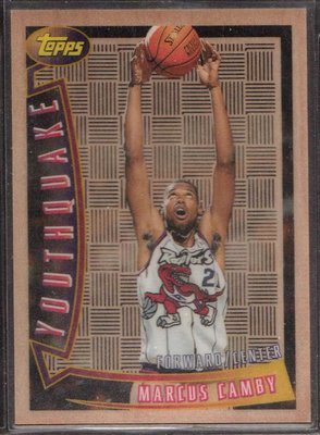 96-97 TOPPS YOUTH QUAKE #YQ7 MARCUS CAMBY RC