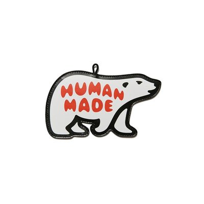 【熱賣精選】現貨Human made polar bear hotdog北極熊熱狗造型牛皮革卡包