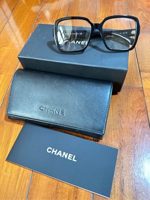 Chanel 平光眼鏡超時尚保證真品95成新原價近2萬非LV BALENCIAGA CHLOE CELINE BV YSL LOEWE