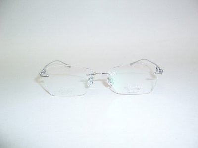 光寶眼鏡城(台南) Dr.Swan 無邊, B純鈦IP 鑲鑽眼鏡,一體腳 DR7247/C2 亮銀