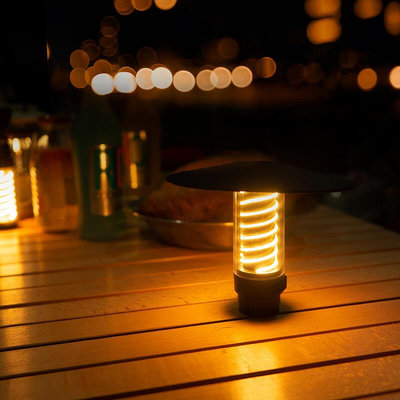 CLS露營燈戶外可攜式小夜燈帳篷天幕照明燈塔氣氛燈應急手電筒營地燈