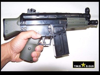 (生存遊戲6MM BB槍全民槍戰CS)~雙動力G3A3步槍全自動迷你連發電動槍(是空氣槍也是電動槍)買一支抵二支