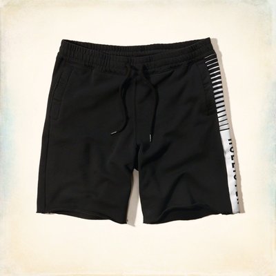 【Hollister Co.】Hollister Fleece Jogger Shorts男海鷗休閒棉褲--現貨S