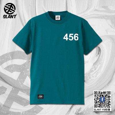 SLANT 魷魚遊戲 Squid Game 號碼T恤 456 218 001 067 魷魚遊戲T恤 雙面印刷