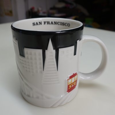全新 星巴克Starbucks 美國城市馬克杯立體浮雕系列City Mug 舊金山San Francisco 非紐約