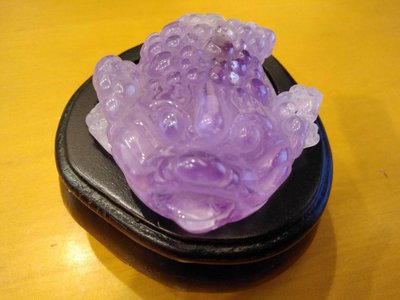 紫水晶“三角蟾蜍”