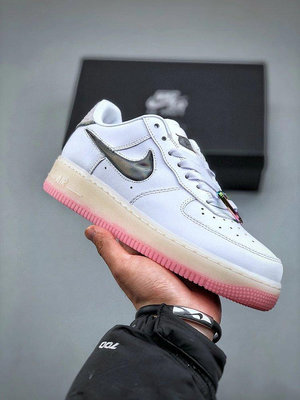 （零點）耐克Nike Air Force 1 Low 白桃 龍年限定空軍一號男女休閑鞋運動鞋