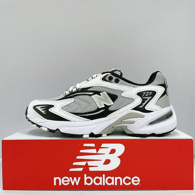 New Balance 725 女生 黑白色 皮革 D楦 舒適 透氣 復古 老爹鞋 運動 休閒鞋 ML725J