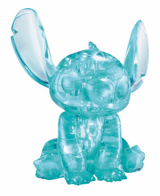 76180 43片3D立體塑膠透明水晶日本進口拼圖 迪士尼 STITCH 史迪奇 星際寶貝