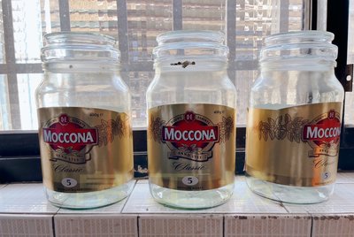 Moccona 即溶咖啡粉 400公克  空罐 玻璃罐