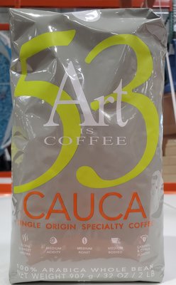 【小如的店】COSTCO好市多代購~Art Is Coffee 考卡精選咖啡豆(每包907g)可代磨成咖啡粉139147