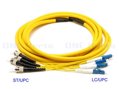 4LC/UPC-4ST/UPC SM-XX 4LC/UPC-4ST/UPC單模4芯光纖跳線 單模4芯光纖跳線 3米 LC/UPC