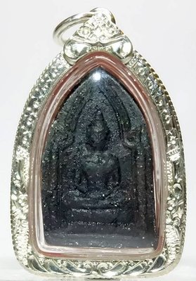 菩多佛教文物N14-阿贊沖2507坤平神尼甲-黑色小模
