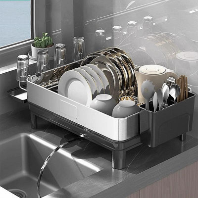 德國FZY廚房碗碟收納架家用304不銹鋼碗筷瀝水架放碗汲水置物架