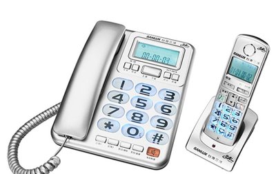 台灣三洋 2.4GHz 數位無線電話機 DCT-8918 東京銀 來去電報號 主機／手機具免持對講功能-【便利網】