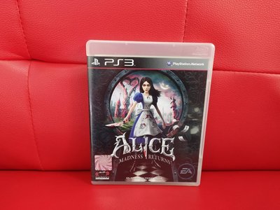 新北市板橋超便宜可面交賣PS3原版遊戲..愛麗絲驚魂記 瘋狂再臨..實體店面可面交