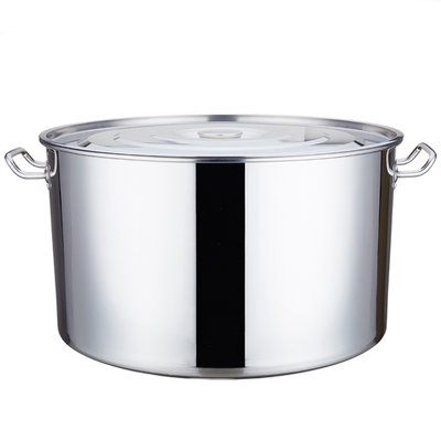 特賣-加厚不銹鋼圓桶商用湯桶油水桶大容量煲湯鍋大高湯鍋 鍋具30-50cm