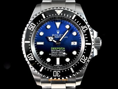 [好時計] Rolex 勞力士 116660 D-blue 停產款 水鬼王 漸層藍面 44mm LRK270 126660 136660 126600