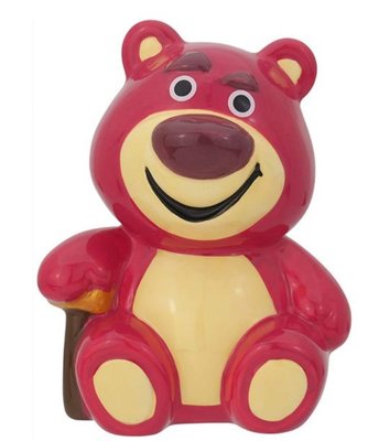 日本進口 正品限量 玩具總動員 熊抱哥存錢筒擺件動畫卡通熊抱哥陶瓷擺飾裝飾收藏品生日禮物