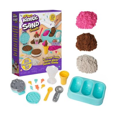 娃娃國【瑞典 Kinetic Sand】動力沙 冰淇淋甜心遊玩組