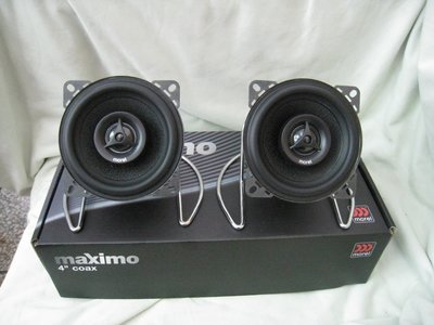 MOREL MAXIMO 4吋二音路同軸喇叭.美樂儀公司貨.數量有限. T4 SOLIO 堅達.適用