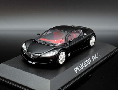 【M.A.S.H】[現貨瘋狂價] Norev 1/43 Peugeot RC Pique Concept Car 黑