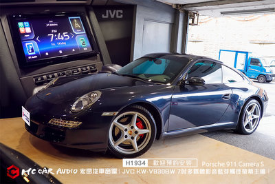 Porsche 911Carrera S安裝THINKWARE Q800 PRO行車+1080DSP擴大機… H1934