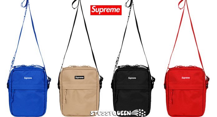 【超搶手】全新正品2018 SS Supreme shoulder Bag 44代44TH 側