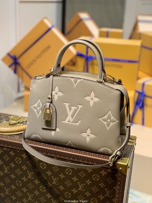 二手Louis Vuitton LV Petit Palais handbag M58914大象灰