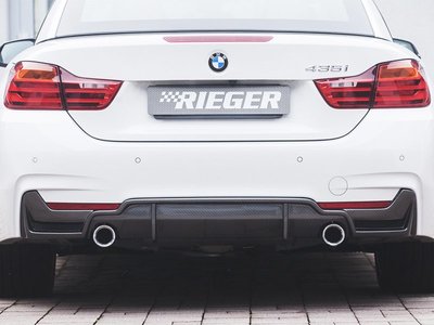 【樂駒】RIEGER BMW F32 F33 F36 LCI 435i rear skirt insert 後下擾流