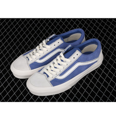 （安妮時尚）Better Gift Shop x Vans Vault 聯名系列經典白藍麂皮低幫 男女 休閒板鞋