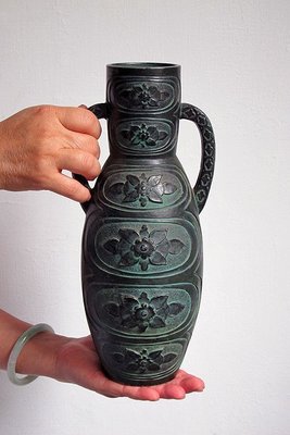 花瓶花器淺浮雕花銅器銅雕刻藝術品中國工藝品藝術品家飾品擺飾品【心生活美學】