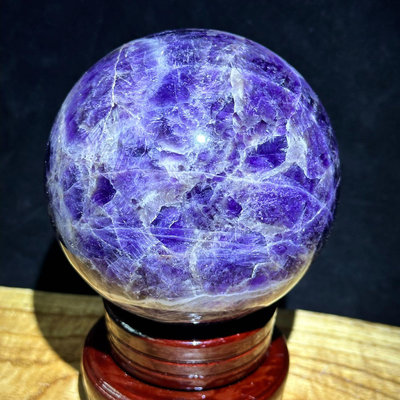 紫晶球 天然夢幻虎牙紫晶球 千層夢幻紫晶球 天然紫水晶球 269