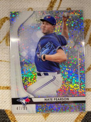 2020 BOWMAN STERLING NATE PEARSON SPECKLE REF /99
