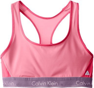 (出清) 全新真品 Calvin Klein CK 淺粉色美背運動內衣XS