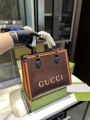 Gucci酷奇編織托特包 低調有質感 獨特的藝術氣息 顏值高 y尺寸33.28 NO42127