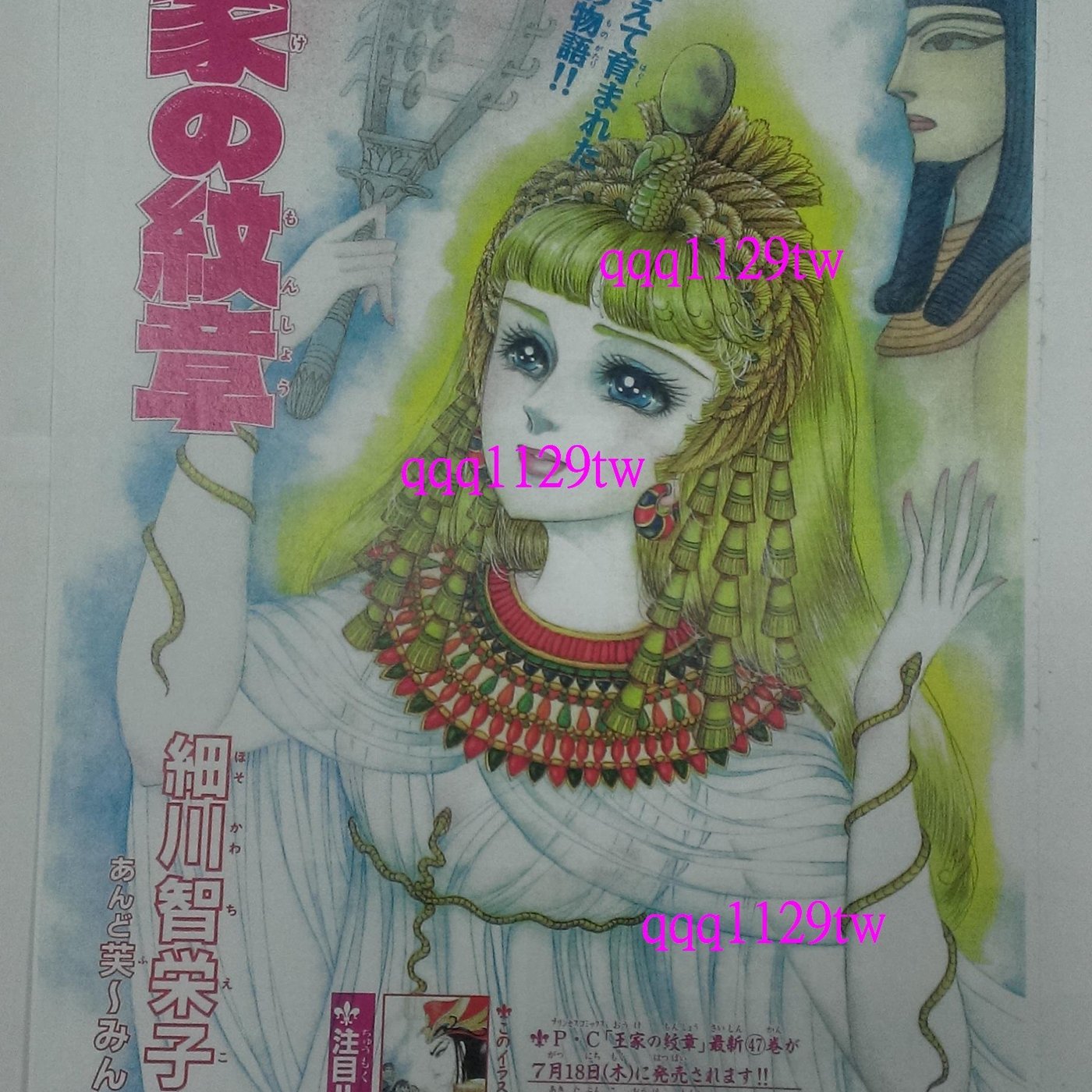 台版月刊彩頁彩圖含a4護貝 Q23 Princess 1995 04年彩頁尼羅河女兒 王家的紋章細川知榮子 Yahoo奇摩拍賣