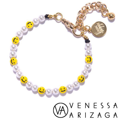 Venessa Arizaga ALL SMILES ON ME PEARL BRACELET 笑臉手鍊 珍珠手鍊