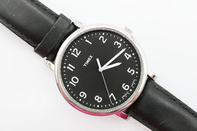 (小蔡二手挖寶網) 美國 TIMEX 天美時 石英錶 INDIGLO 大表面 簡約風格 全原裝 有行走 商品如圖 100元起標 無底價