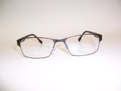 光寶眼鏡城(台南)odbo,專利無螺絲一體延展鈦IP眼鏡彈性腳完全無負擔 od 1805,C67,消光古銅牛仔色