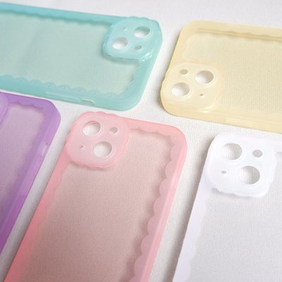 夏日小清新糖果色透明iPhone13ProMax手機殼適用蘋果12簡約保護殼