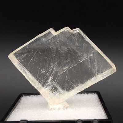 【二手】光學級冰洲石    礦物科普教育標本 礦物晶體 水晶 礦石【禪靜院】-1677