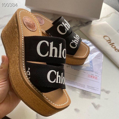 新店促銷 Chloe 2022夏新歐美增高厚底拖鞋女款網紅沙灘鞋外穿字母涼拖潮流一字拖