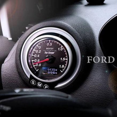 【精宇科技】FORD FIESTA ST 專用冷氣出風口渦輪錶 水溫錶 排溫錶 FOCUS KUGA MONDEO汽車錶